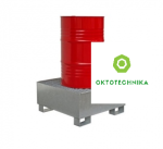 Paleta stal 1 x 200l -  ocynkowana