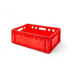 Zestaw 5 szt: skrzynka bezprzegrodowa Euro-2 czerwona