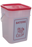 Pojemnik na odpady niebezpieczne na baterie 15L (N027)