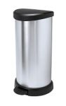 Niewielki pojemnik na odpady do pokoju 40L - Metalik 