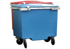 Pojemnik 800L  do śmietnika - na czterech kółkach