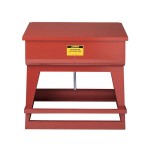 Stojący zbiornik do mycia i czyszczenia 83 l, czerwony 