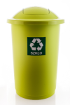Kolorowy pojemnik do segregacji odpadów 50L