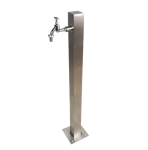 Słupek ogrodowy poboru wody INOX /lub Techniczny